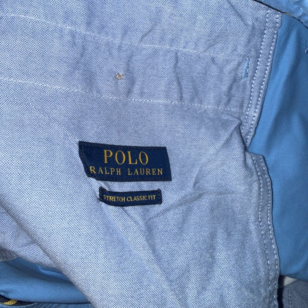 Polo Ralph Lauren Shorts Men 2XB Blue Stretch Classic Fit Chino Golf Pony - Picture 4 of 7